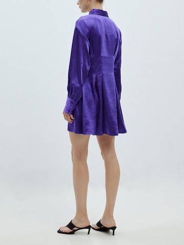 EDITED Shirt Dress 'Charleen' in Purple