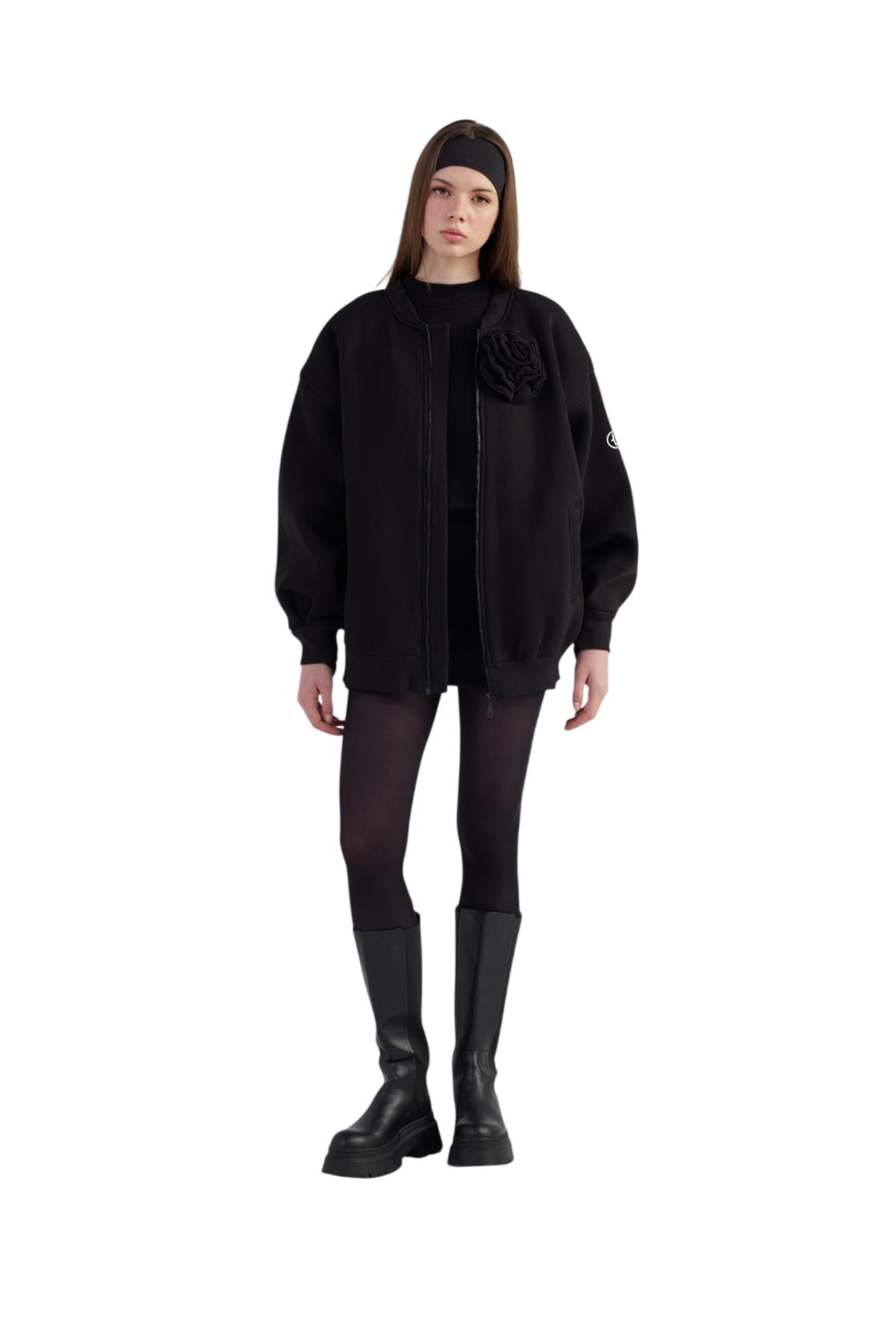 HOLLY LOLLY Between-season jacket in Black