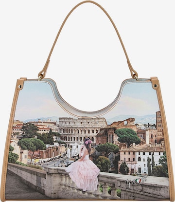 Cabas 'Yesbag' Y Not? en marron : devant