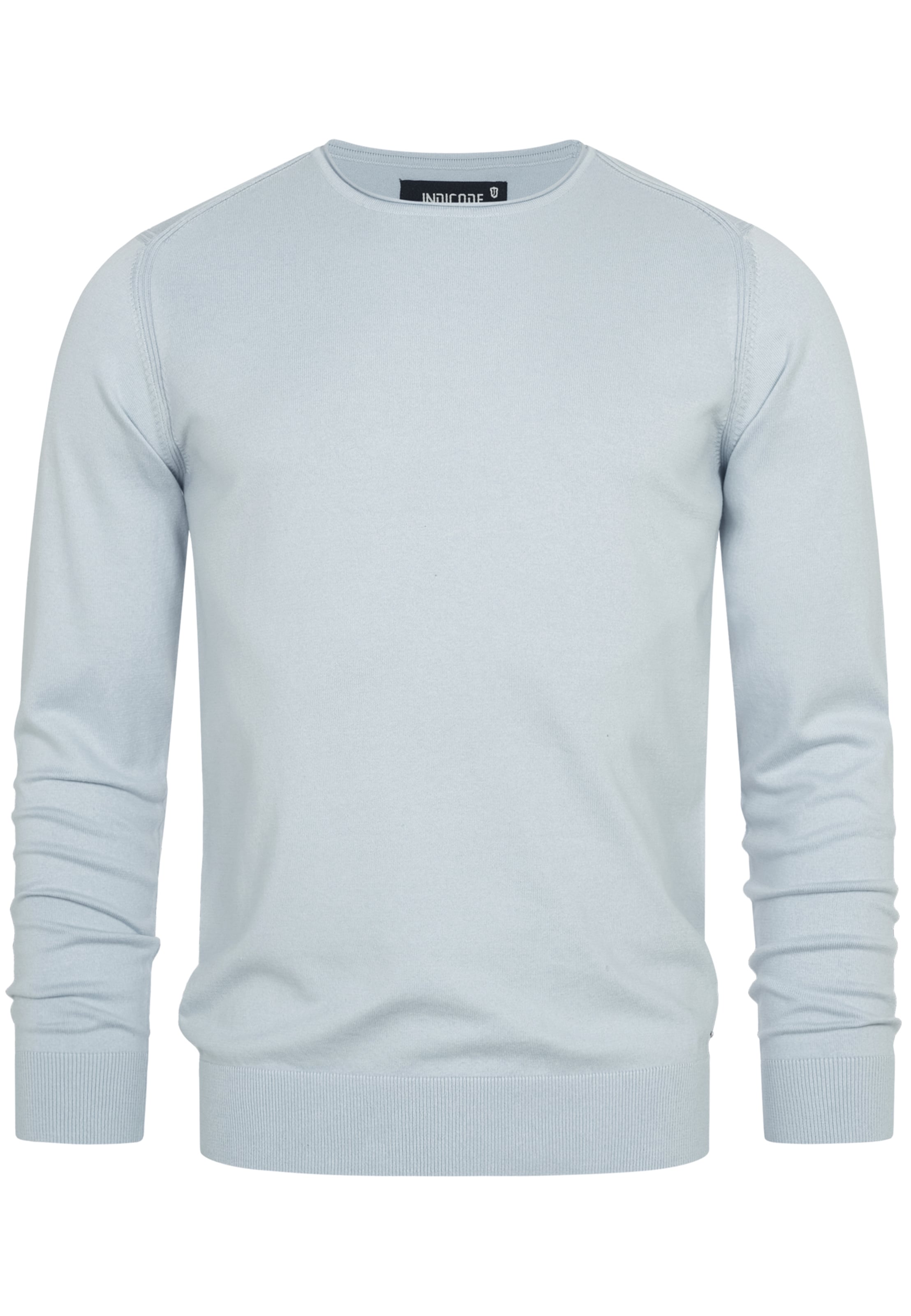 INDICODE JEANS Sweater 'Gamal' in Blue: front