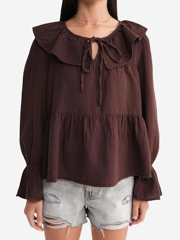 MixRay Pluus 'Blusen', värv pruun