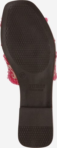 GUESS - Zapatos abiertos 'SYMO' en rojo