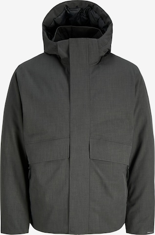Veste fonctionnelle 'JPRBLAMoon' JACK & JONES en gris : devant