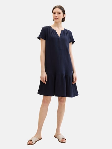 TOM TAILOR Summer Dress in Blue