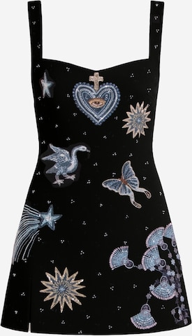 Laura Slings Cocktailjurk 'The Chosen One' in Zwart: voorkant
