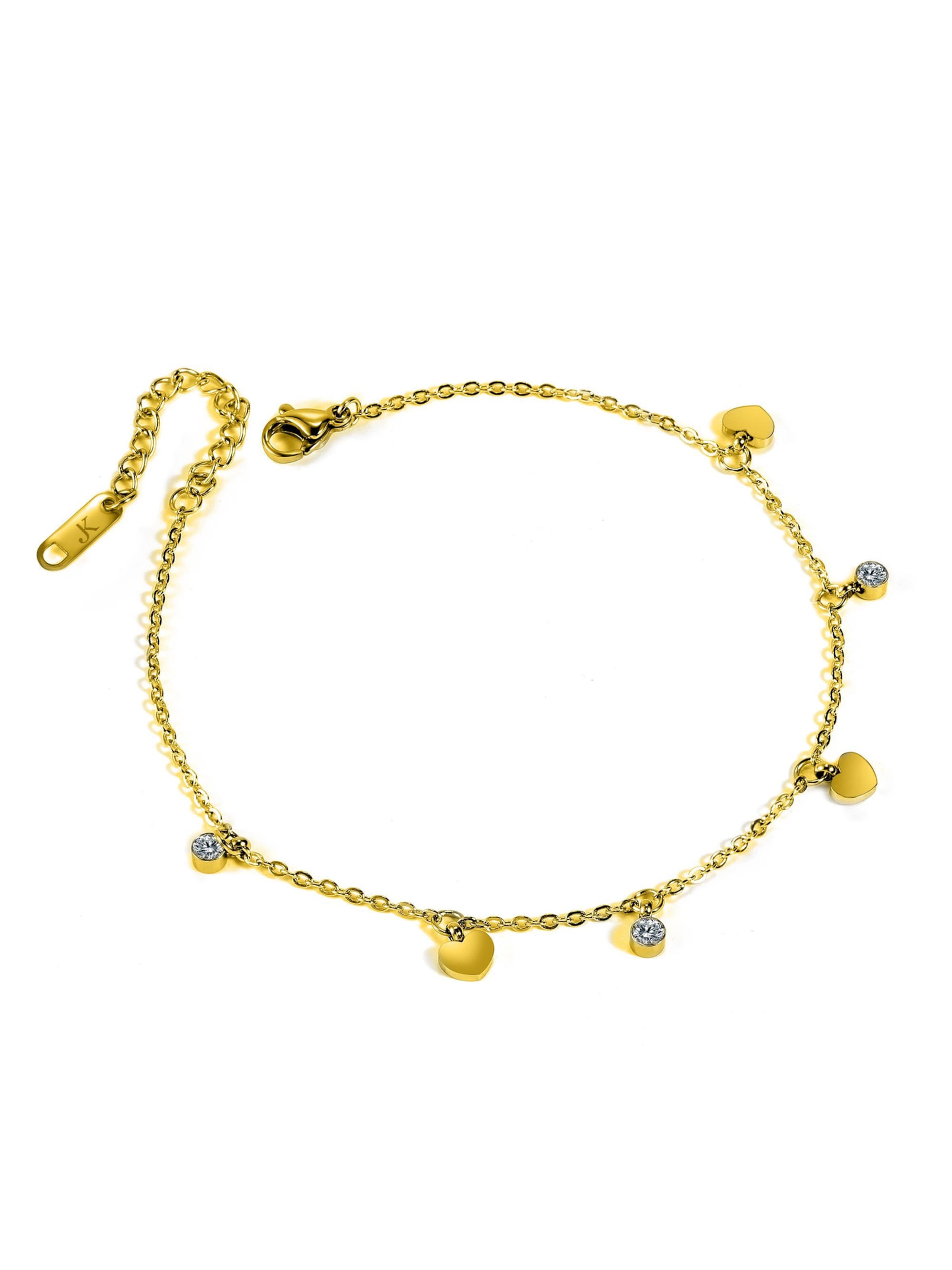 Kim Johanson Fußschmuck 'Feline'‌‌‌‌‌ in Gold: Vorderseite
