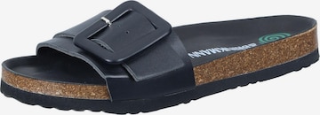 DR. BRINKMANN Pantolette 'NUENO' in Schwarz: Vorderseite