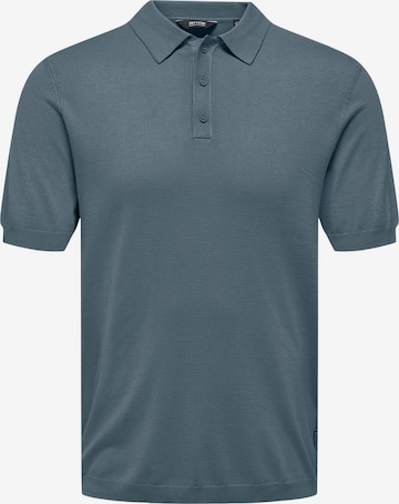Only & Sons Shirt 'Wyler' in Blue: front