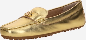 Lauren Ralph Lauren Loafer 'BARNSBURY-FLATS-DRIVER' värissä kulta: etupuoli