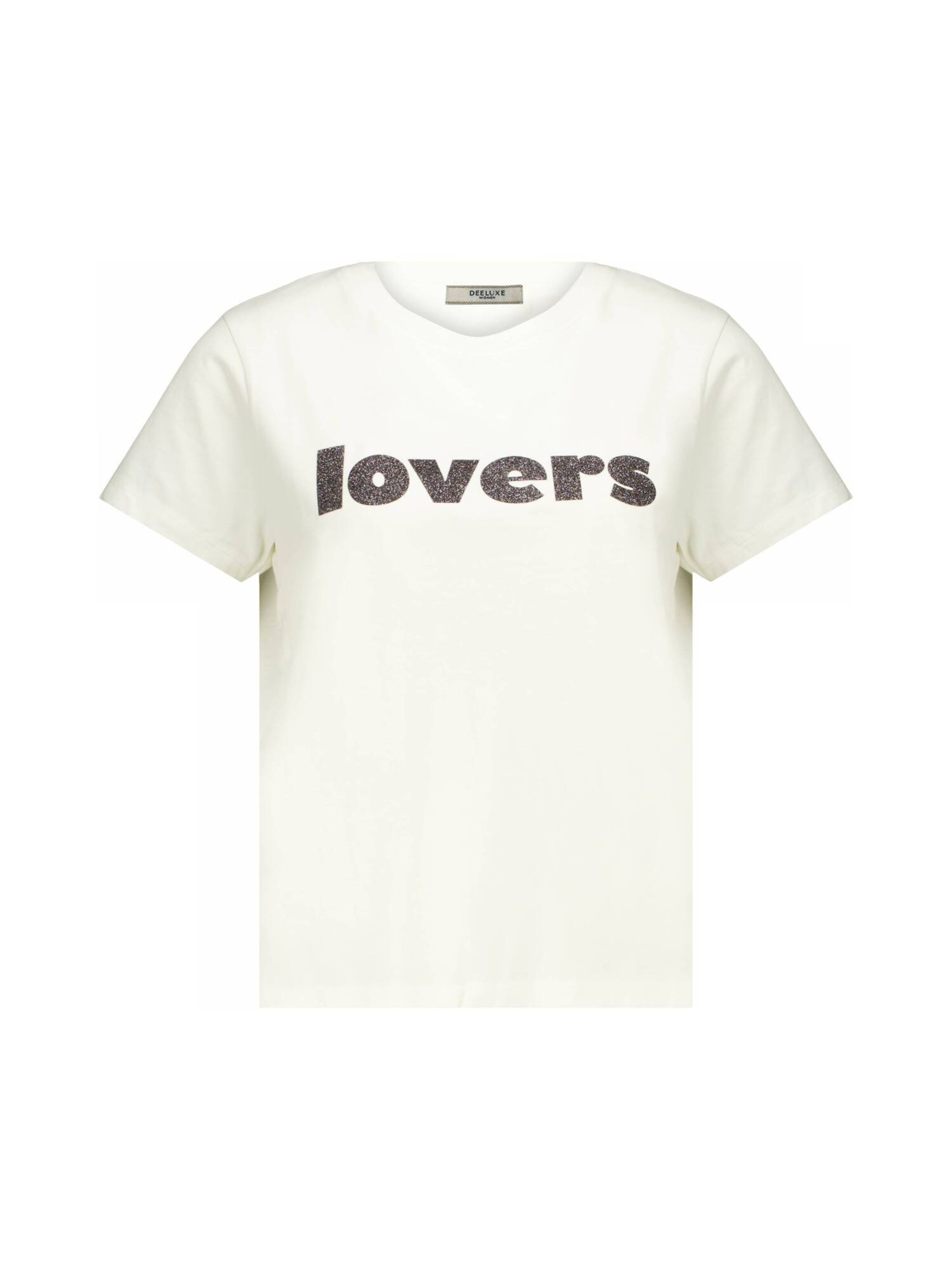 Deeluxe T-Shirt 'LOLOVER' in Weiß: Vorderseite