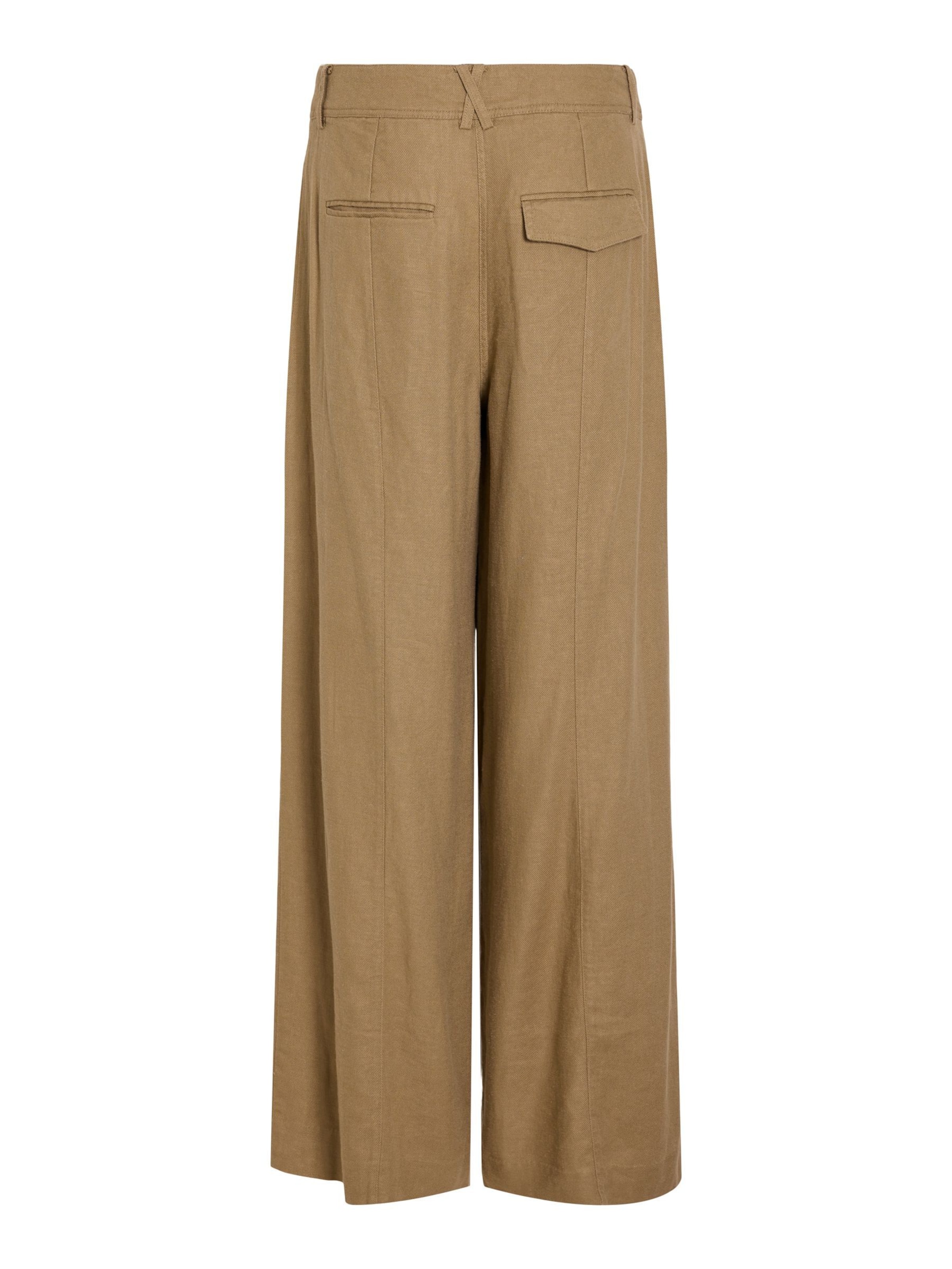 ROUGE EDIT Wide leg Broek in Groen