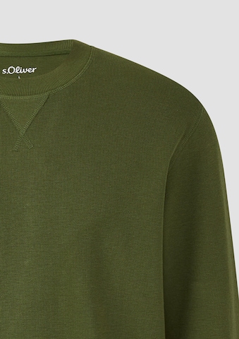 s.Oliver Sweatshirt in Grün
