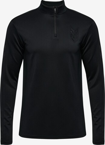 Hummel Athletic Sweatshirt in Black: front