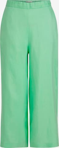 Rich & Royal Wide leg Broek in Groen: voorkant