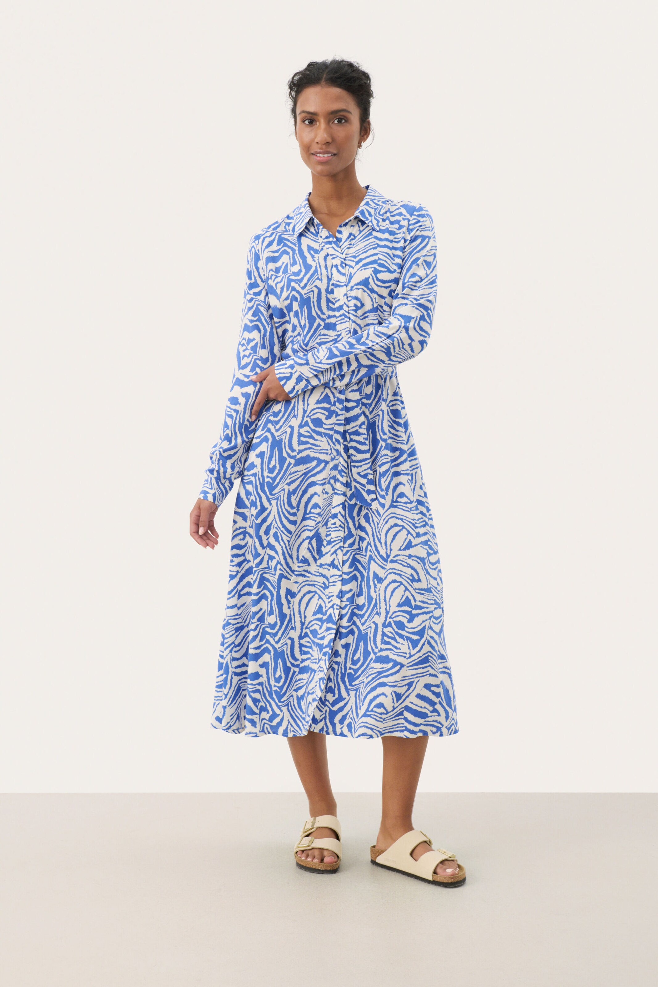 Robe Part Two en bleu : devant