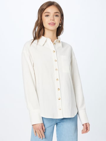 Warehouse - Blusa em branco: frente