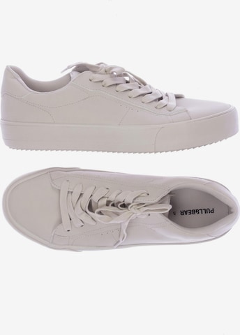 Pull&Bear Sneaker 41 in Beige: Vorderseite