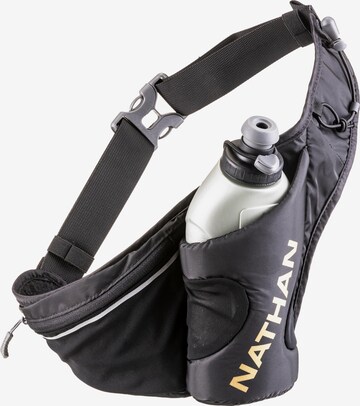 NATHAN Athletic Fanny Pack 'PEAK' in Black: front