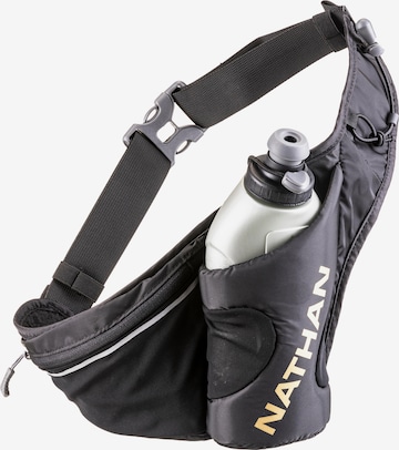 NATHAN Athletic Fanny Pack 'PEAK' in Black: front
