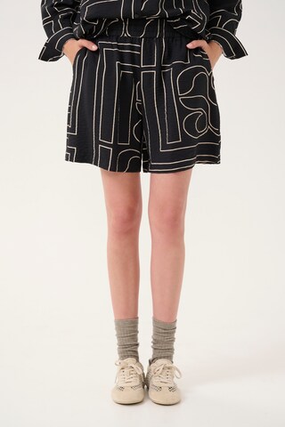 My Essential Wardrobe Regular Broek 'Kelly' in Zwart: voorkant