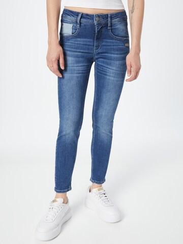 Gang Slimfit Jeans 'AMELIE' in Blauw: voorkant