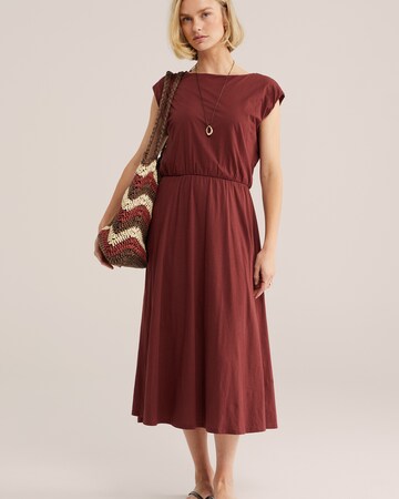 WE Fashion Summer dress in Red: front