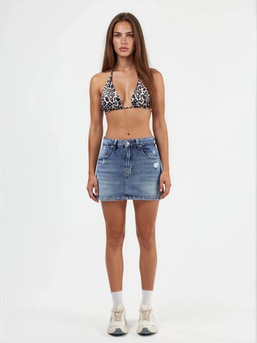 Jupe 'Jeans-Skorts' Hiccup en bleu