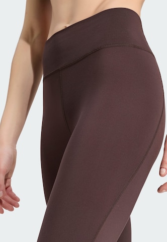 ADIDAS PERFORMANCE Скинни Спортивные штаны 'All Me Essentials' в Коричневый