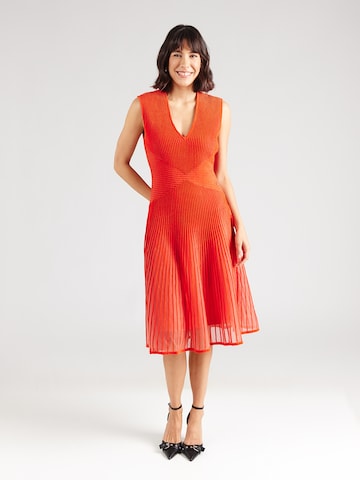 Karl Lagerfeld Strikkjole i orange: forside