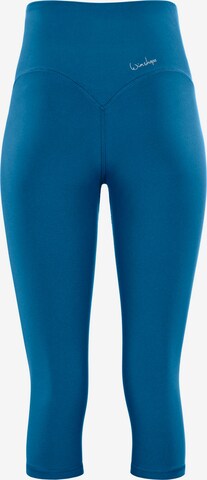 Skinny Pantalon de sport 'HWL217C' Winshape en bleu