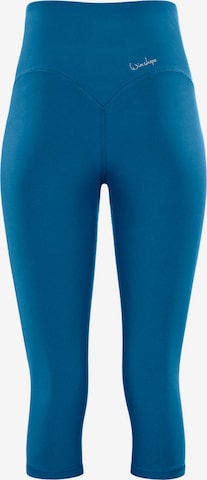 Winshape Skinny Športové nohavice 'HWL217C' - Modrá