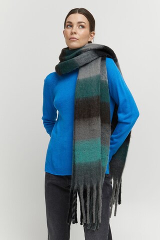 b.young Scarf 'WHITA' in Grey: front