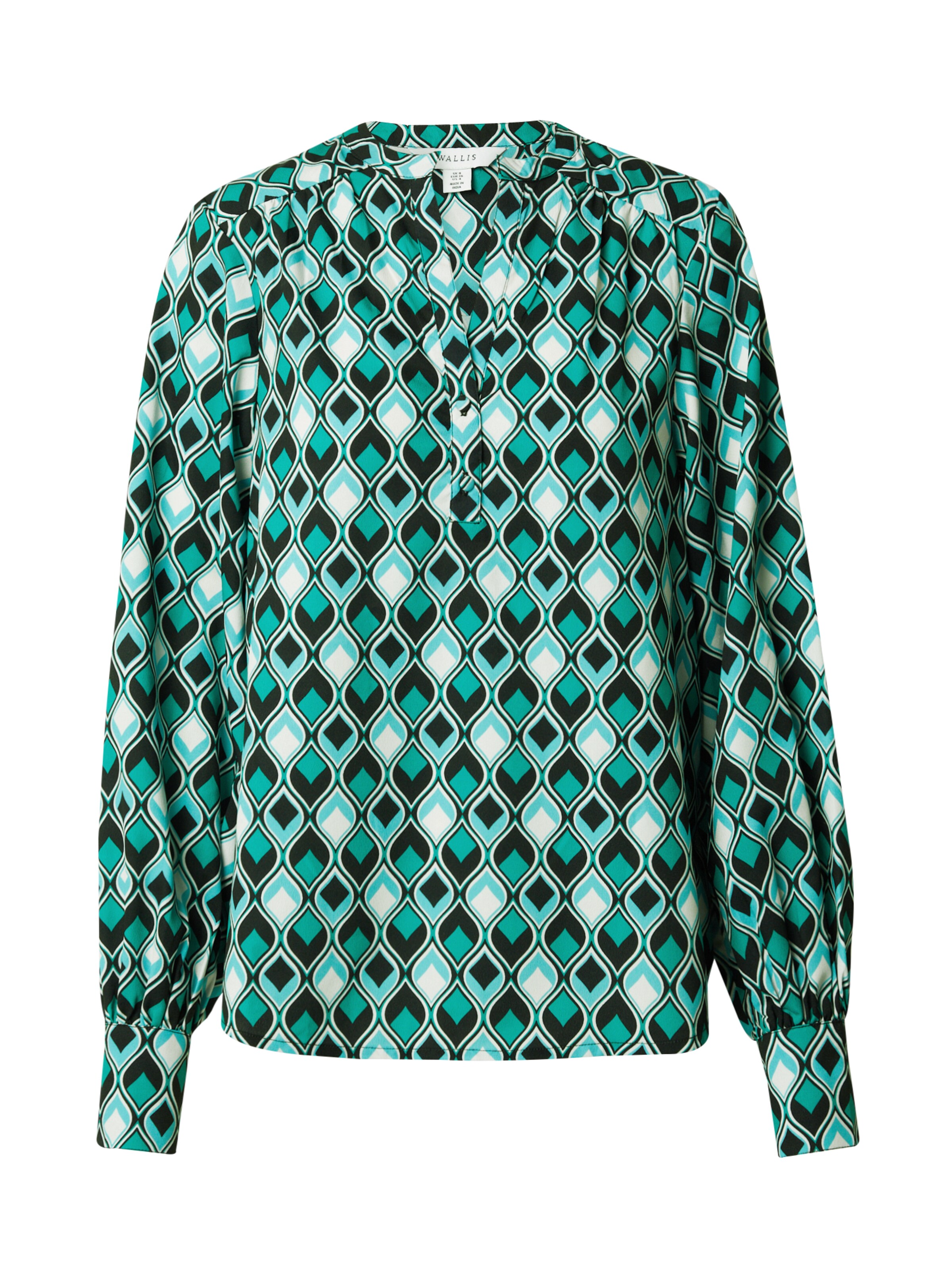 Chemisier Wallis en vert : devant