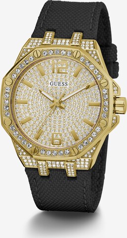 GUESS Analoog horloge 'SHIMMER' in Zwart