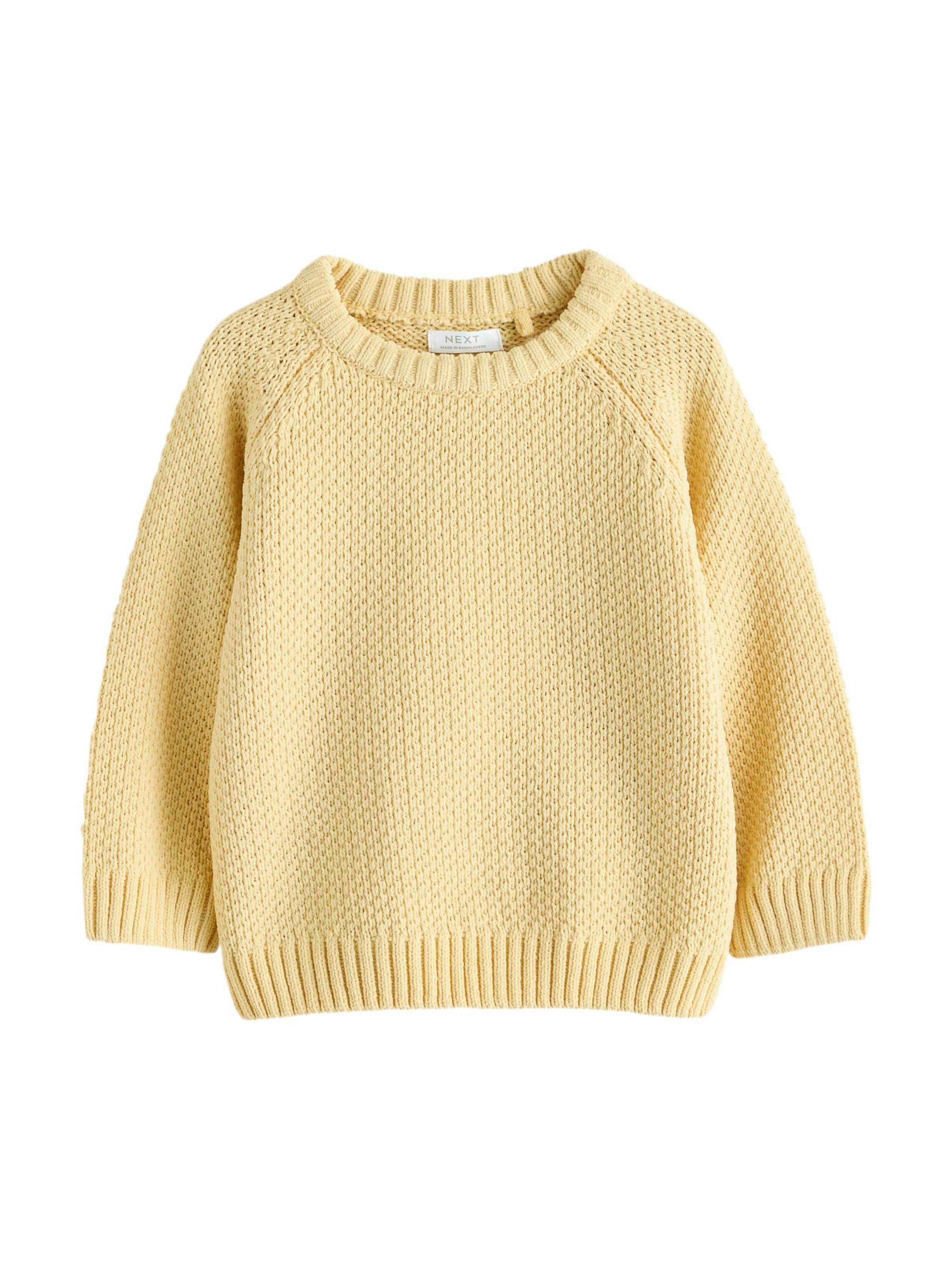 Next Trui in Geel: voorkant