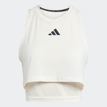 Top sportivo 'Cool Intensity' di ADIDAS PERFORMANCE in bianco: frontale