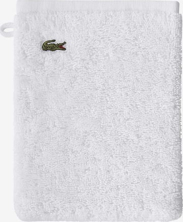 LACOSTE Washcloth in White: front