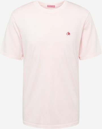 T-Shirt SCOTCH & SODA en rose : devant