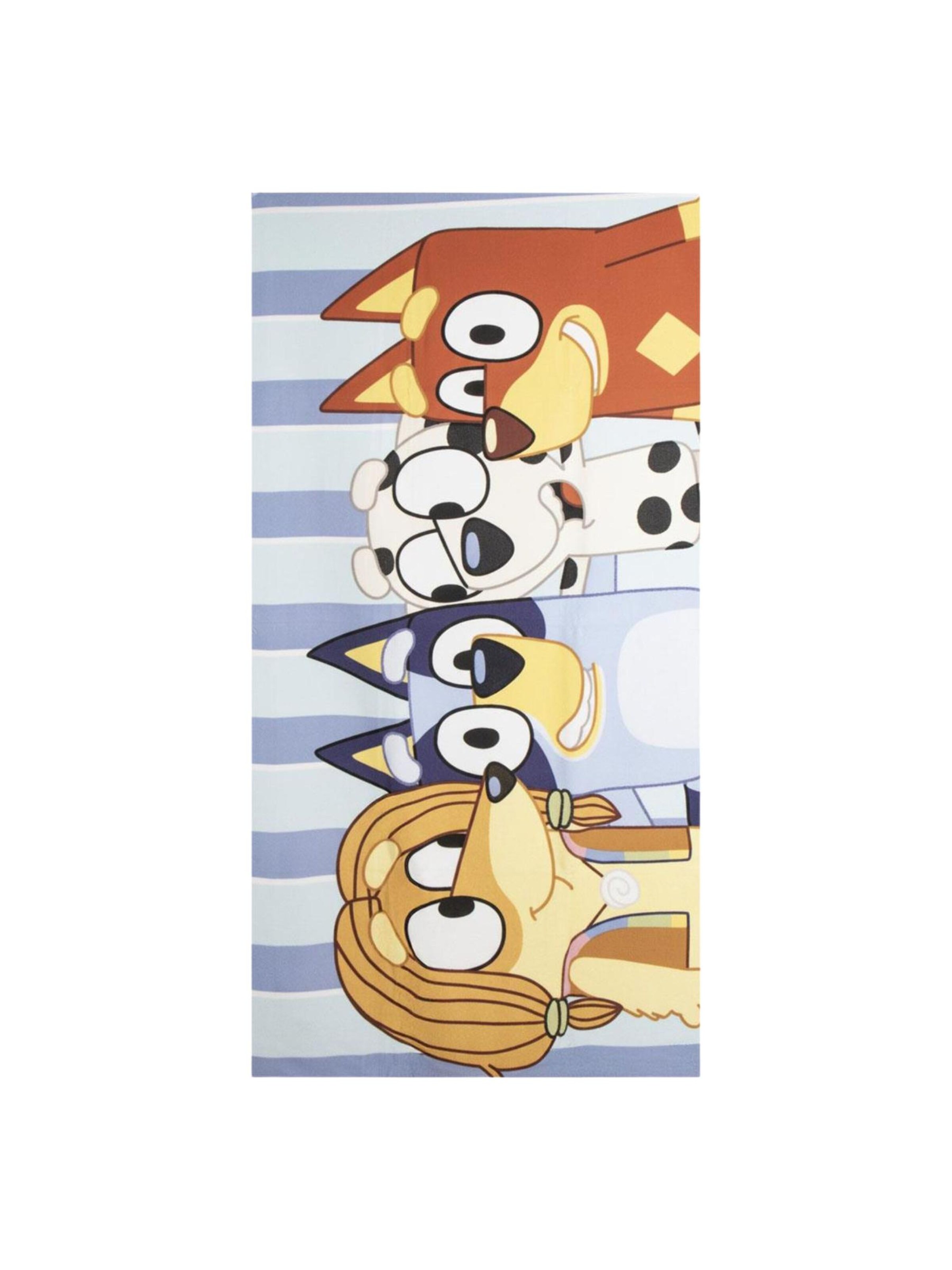 DISNEY Strandtuch 'Bluey Polyester-Handtuch'‌‌‌‌‌ in Mischfarben: Vorderseite