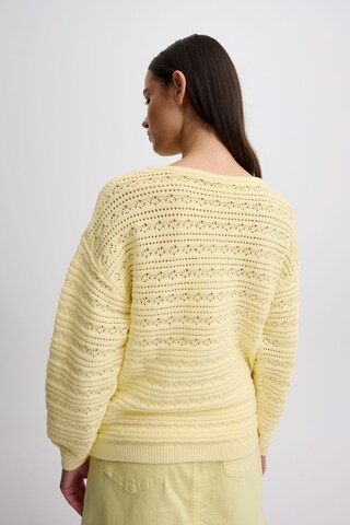 Pull-over 'MARION' ICHI en jaune