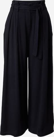 ABOUT YOU Pleat-front trousers 'Valentine' in Black: front