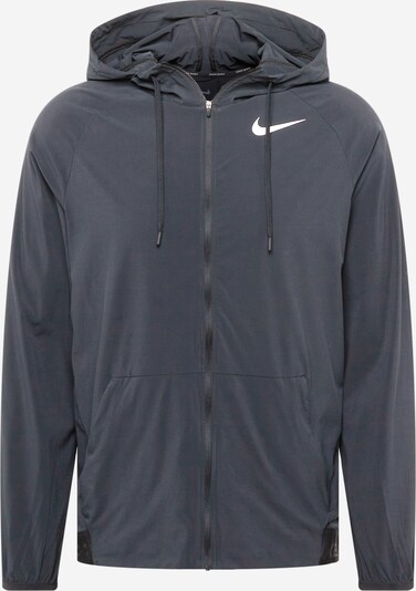 NIKE Veste de sport 'Flex Vent Max' en noir / blanc, Vue avec produit