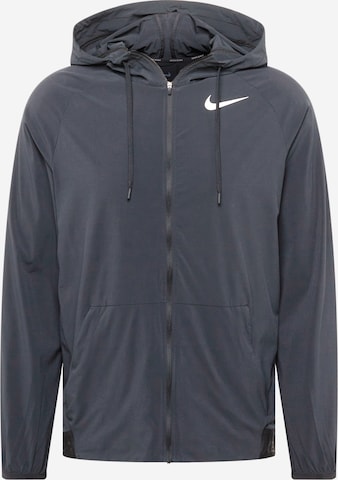 Veste de sport 'Flex Vent Max' NIKE en noir : devant