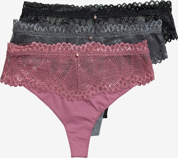 TruYou Thong in Grey: front