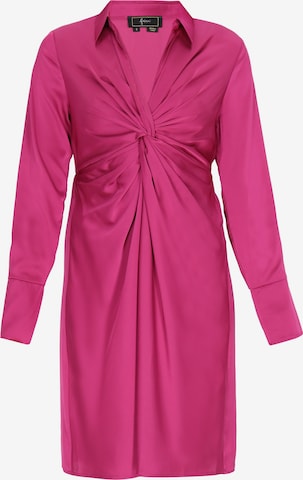 Robe faina en rose : devant