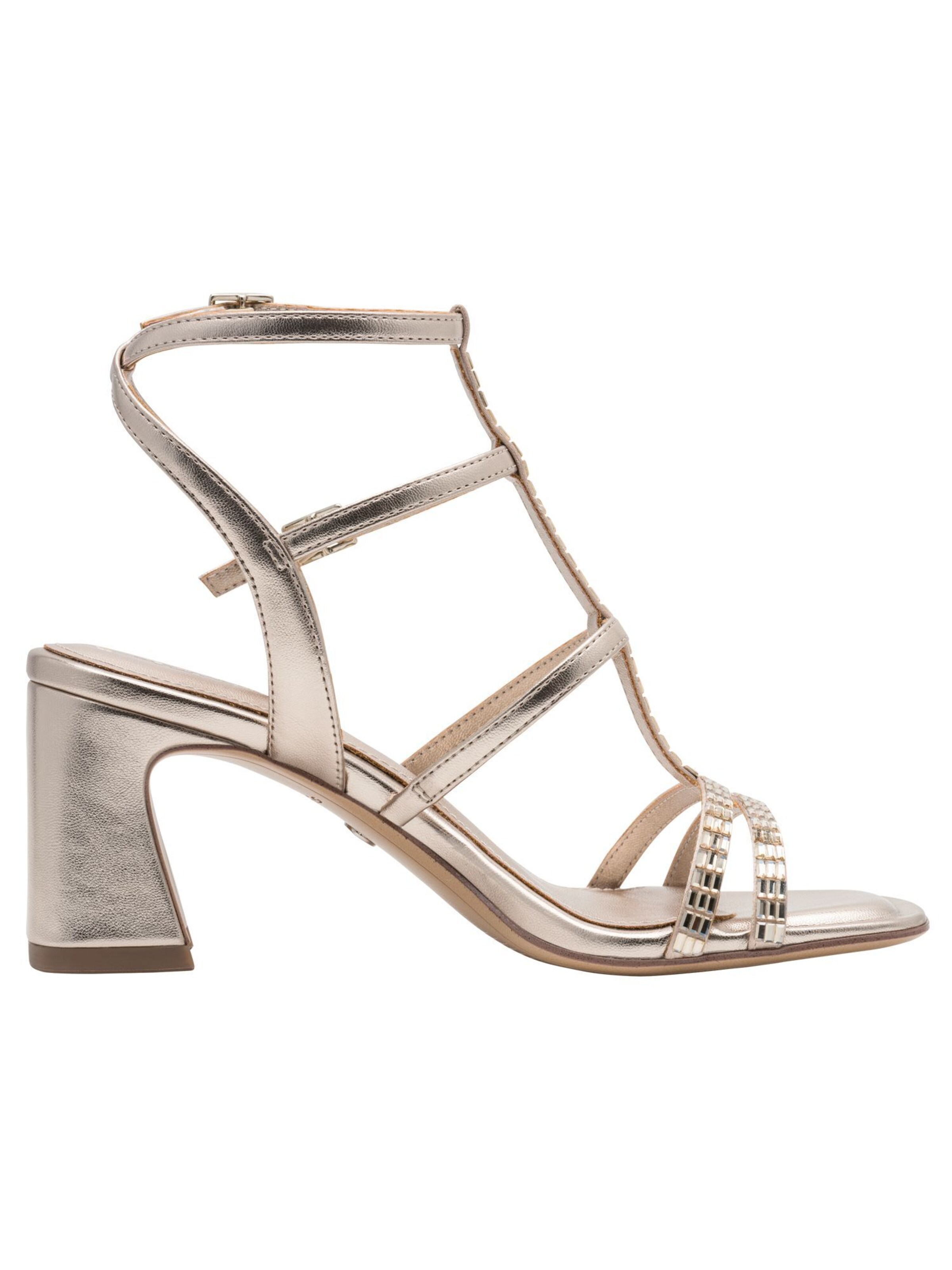 Sandales à lanières Tamaris en or