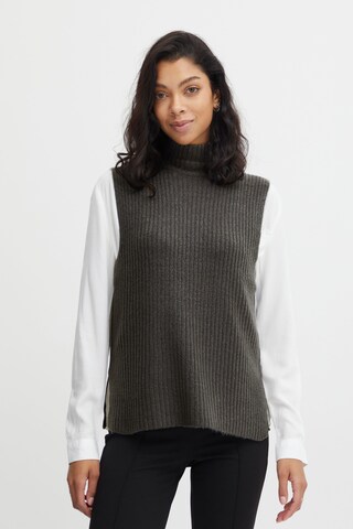 b.young Sweater 'NORA' in Grey: front