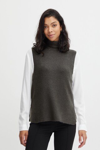 b.young Pullover 'NORA' in Grau: predná strana