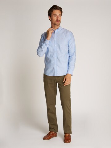 TOMMY HILFIGER Regular fit Overhemd 'Heritage' in Blauw