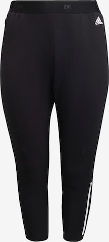 ADIDAS SPORTSWEAR Regular Workout Pants in Black: front